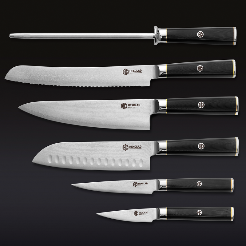 Master Series Damascus Steel Knife Set, 6-pc I9