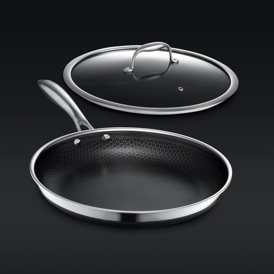 Hybrid Fry Pan with Lid, 12" H2